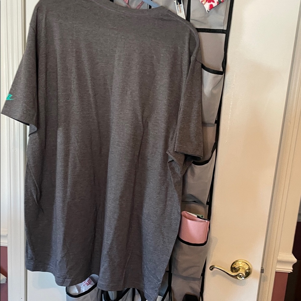 Nike Charcoal Vintage Tee with Teal and Black Graphics - Picture 12 of 14